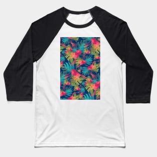 Colorful Tropical Summer | Urban Finery Baseball T-Shirt